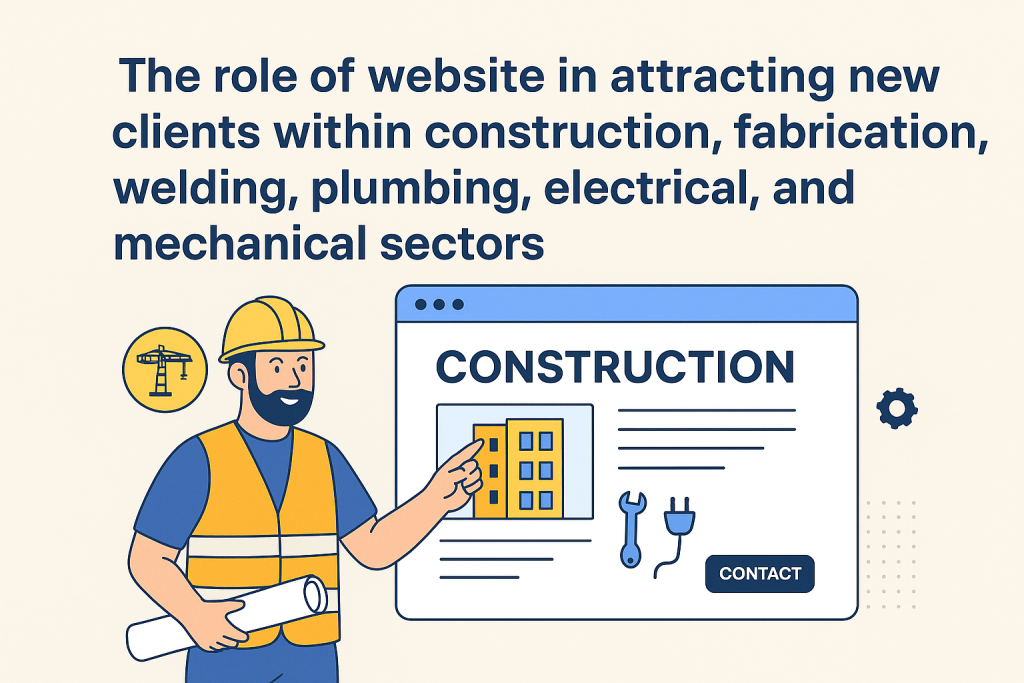 role of website in attrating new clients